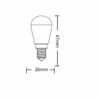 De Sanctis Light & Design – 6 LAMPADINE LED SOSTITUTIVE PER FRIGORIFERI E14  1,3W T26 IP54