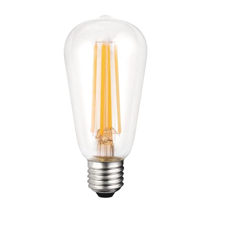 De Sanctis Light & Design – LAMPADINA LED EDISON FILAMENTO CLEAR E27 6W 800  LUMEN ST64