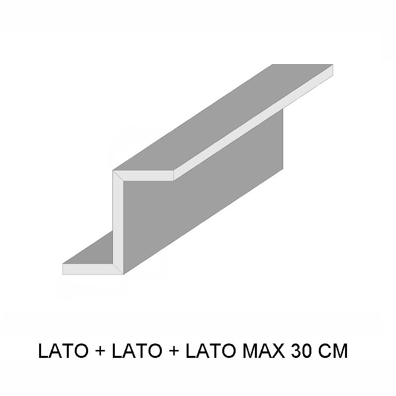 Cartongesso preassemblato Profilo Led raccordo a L per tagli di luce in  gesso rivestito DS9023L