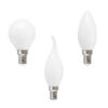 Lampadina a led GLA290B Gea Led in vetro bianco, attacco E14