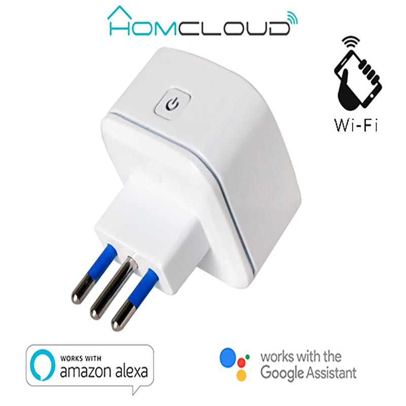 Presa intelligente Smart Wi-Fi piccola 10A compatibile con  Alexa e  Google Home