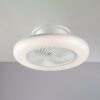 Ventilatore da soffitto con pale con luce inclusa Aliseo, bianco, D. 55 cm,  3200 LM, luce bianco, INTEC