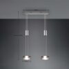 Lumetto Moderno da Comodino Disco Led Antracite Franklin Trio Lighting