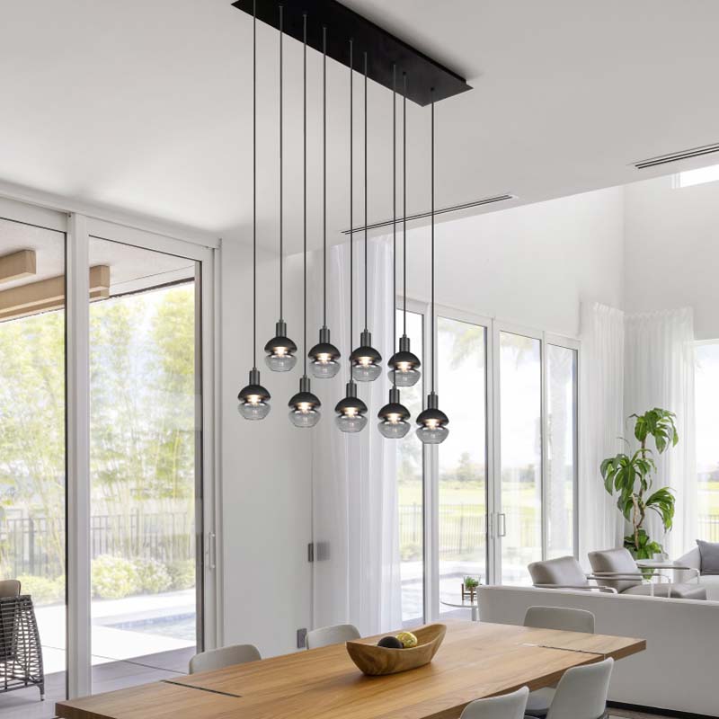 Lampade a sospensione da cucina vetro moderno